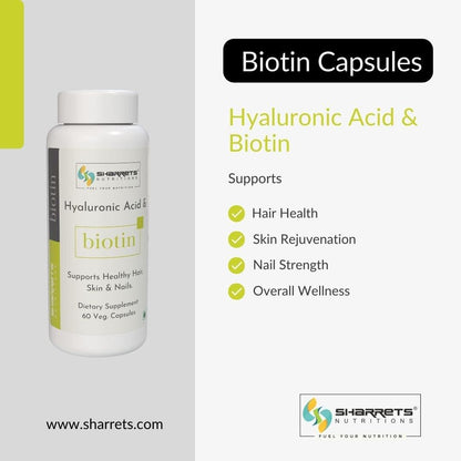 Biotin Supplement Capsules - Sharrets Nutritions LLP