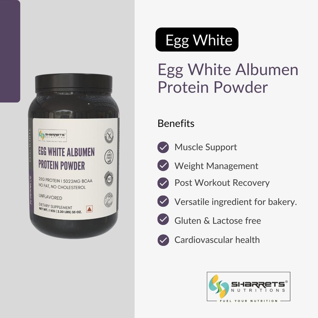 Egg white albumen protein- Sharrets Nutritions LLP