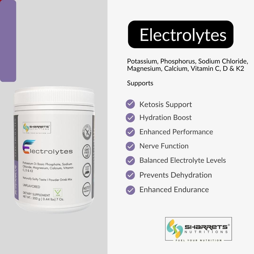 Electrolytes Powder Supplement- Sharrets Nutritions LLP
