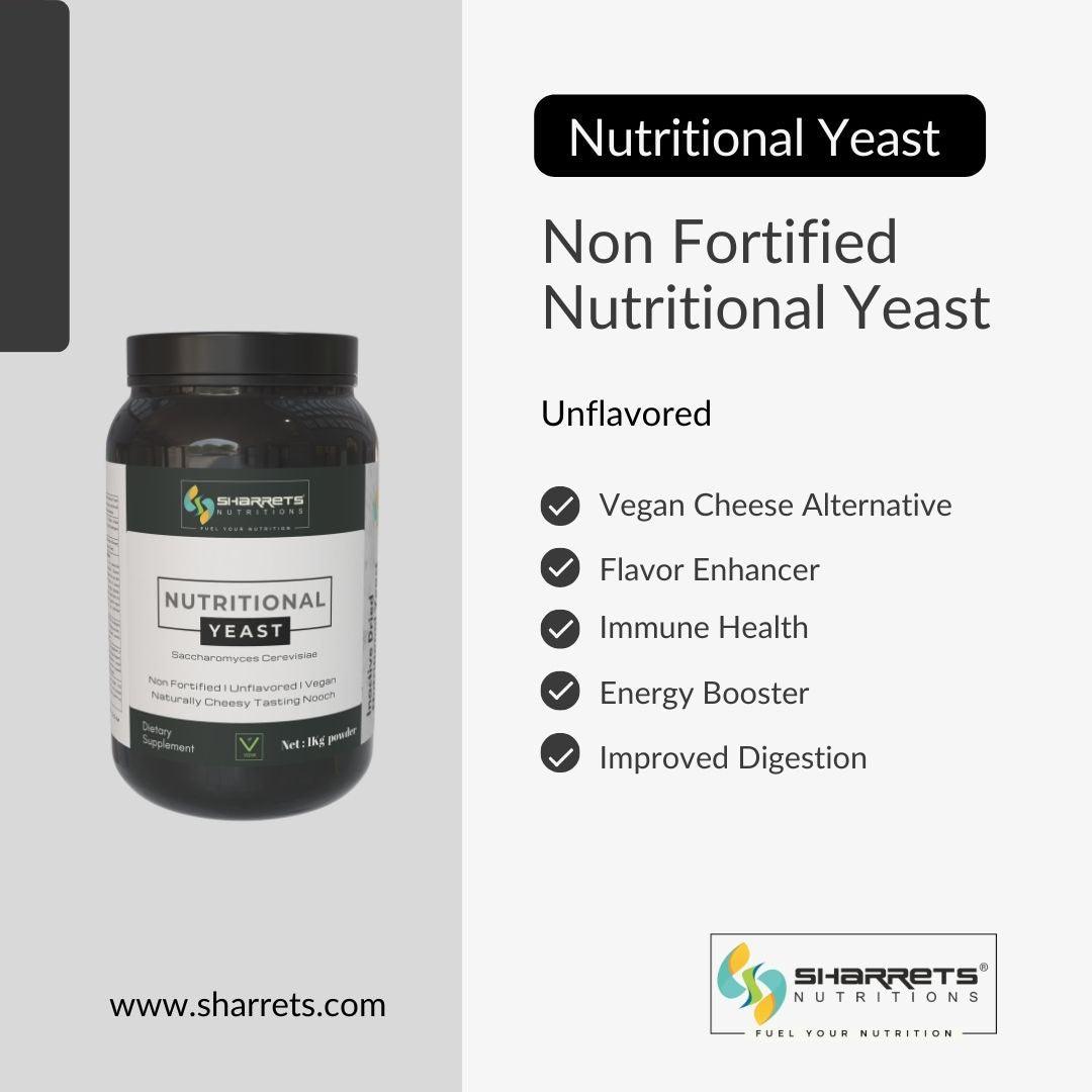 Unfortified Nutritional Yeast Vegan Powder - Sharrets Nutritions LLP