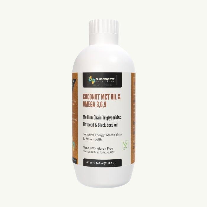 Coconut MCT Oil with Omega 3,6,9 - Sharrets Nutritions LLP