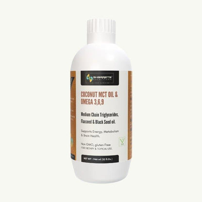 Coconut MCT Oil with Omega 3,6,9 - Sharrets Nutritions LLP