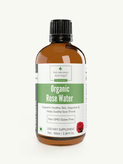 Organic rose water - sharrets nutritions 