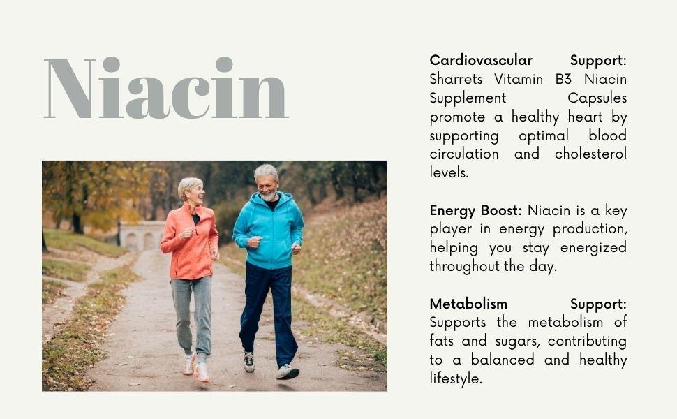 Vitamin B3 Niacin Supplement - Sharrets Nutritions LLP