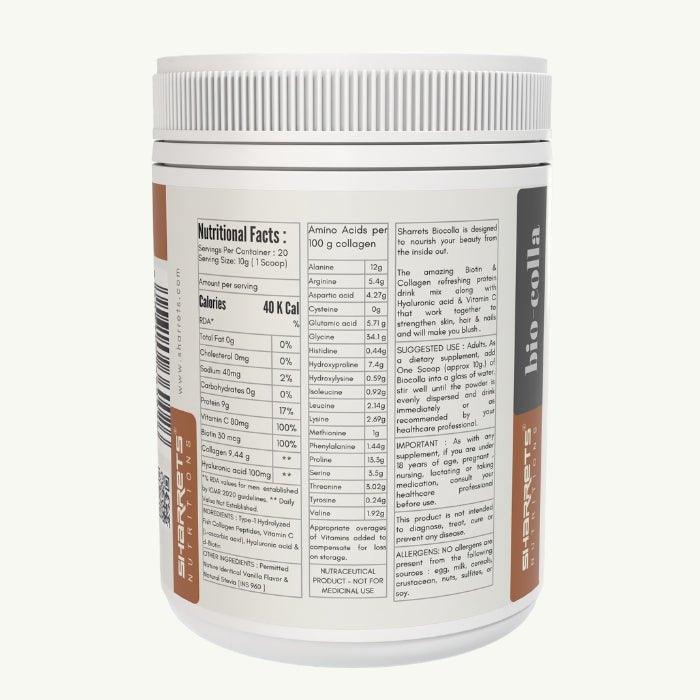 Biocolla- Biotin Collagen Supplement - Sharrets Nutritions LLP