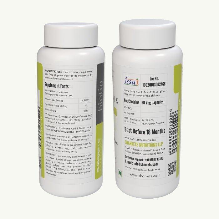 Biotin Supplement Capsules - Sharrets Nutritions LLP