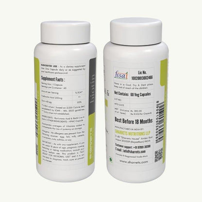 Biotin Supplement Capsules - Sharrets Nutritions LLP