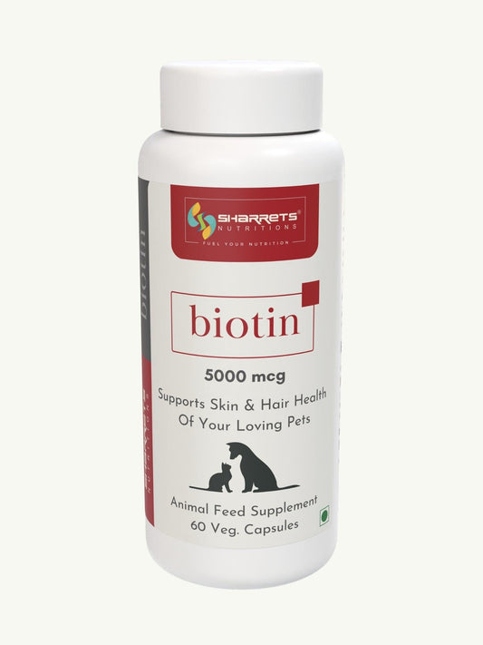Biotin Supplement for Pets - Sharrets Nutritions LLP