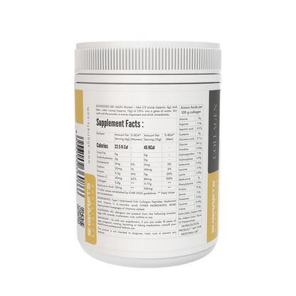 CPH+ Hydrolyzed FISH Collagen Peptides - Sharrets Nutritions 