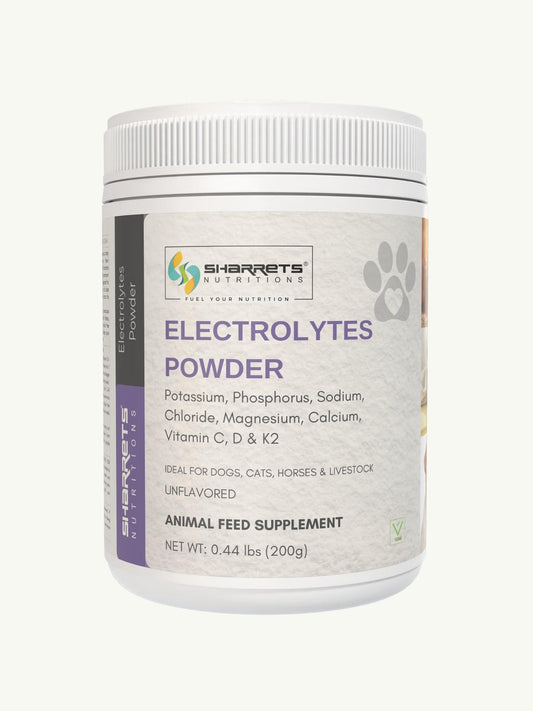 Electrolytes Powder for Animals - Sharrets Nutritions LLP