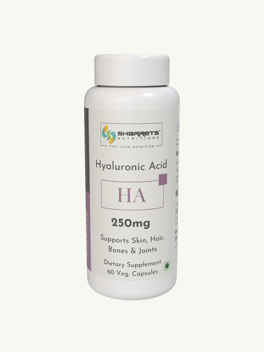 Hyaluronic acid 250 mg Vegetable capsules - Sharrets Nutritions LLP