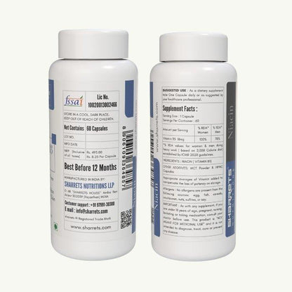 Vitamin B3 Niacin Supplement - Sharrets Nutritions LLP