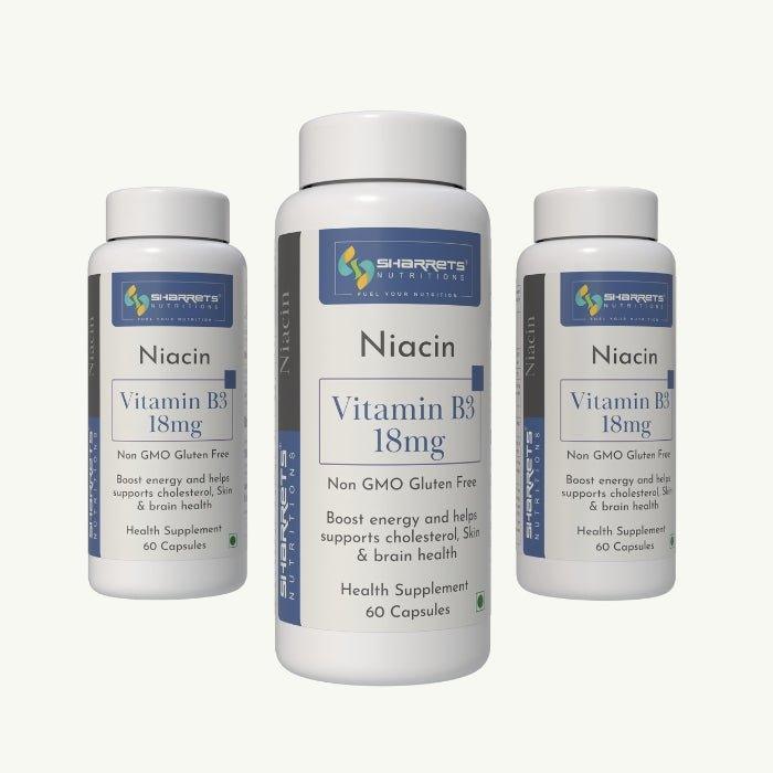 Vitamin B3 Niacin Supplement - Sharrets Nutritions LLP