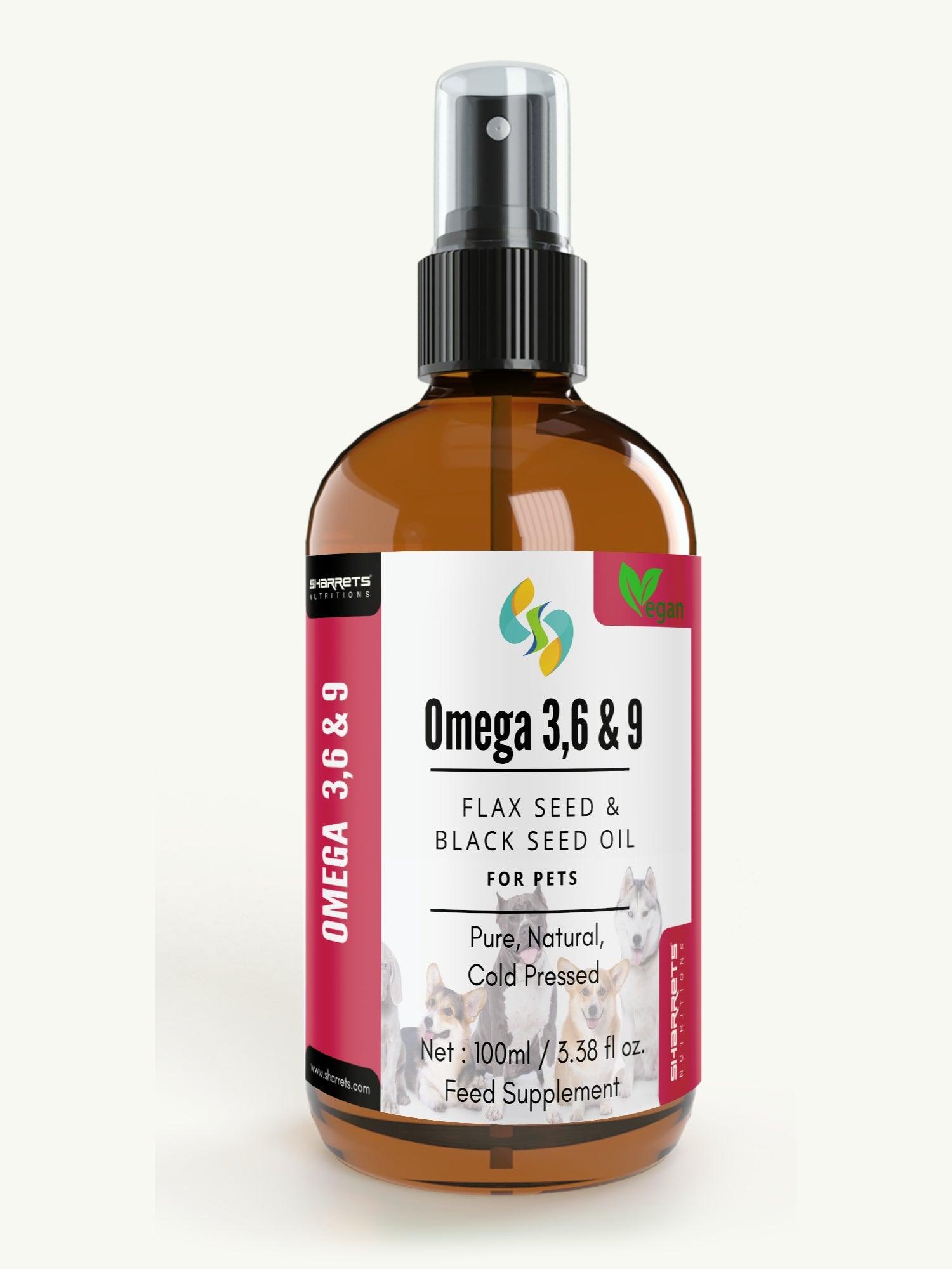 Sharrets Vegan Omega 3 6 9 Supplements for Pets