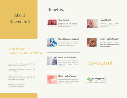 Resveratrol benefits - sharrets nutritions